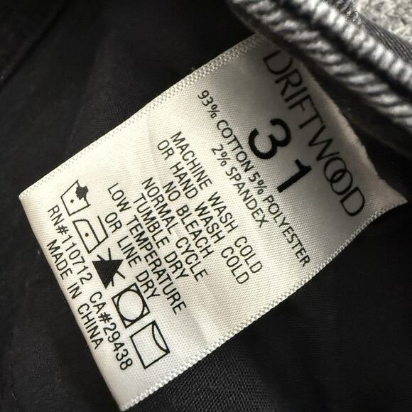 Driftwood Gizelle Jeans Women 31 Black Embroidered Floral Rose Goth Vampire - Picture 9 of 11